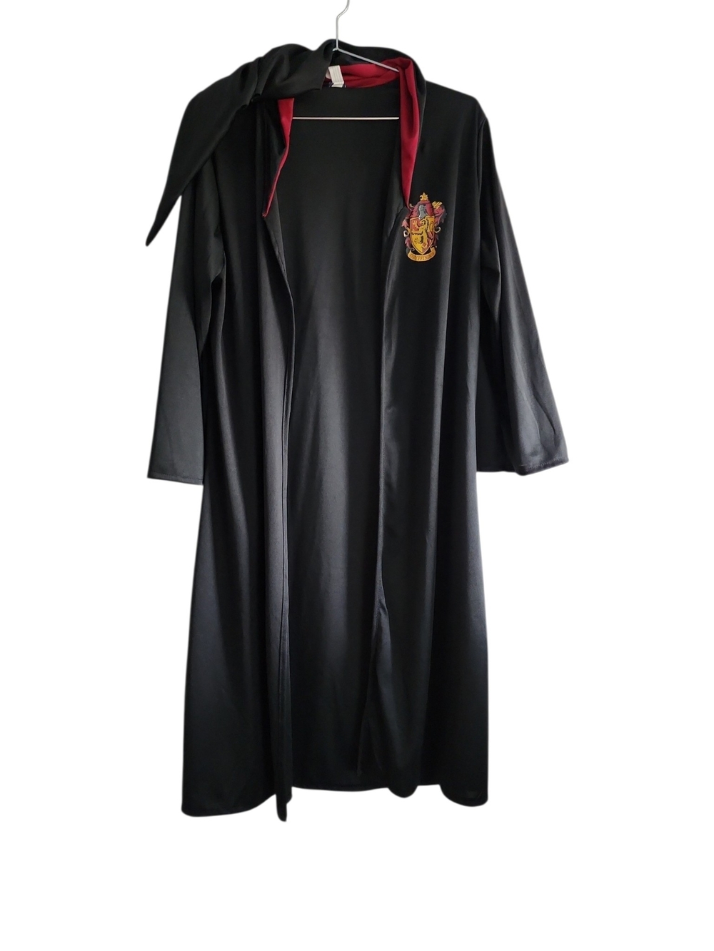 Amscan Harry Potter Gryffindor Robe Costume Wizard Gown Black Red Unisex S/M